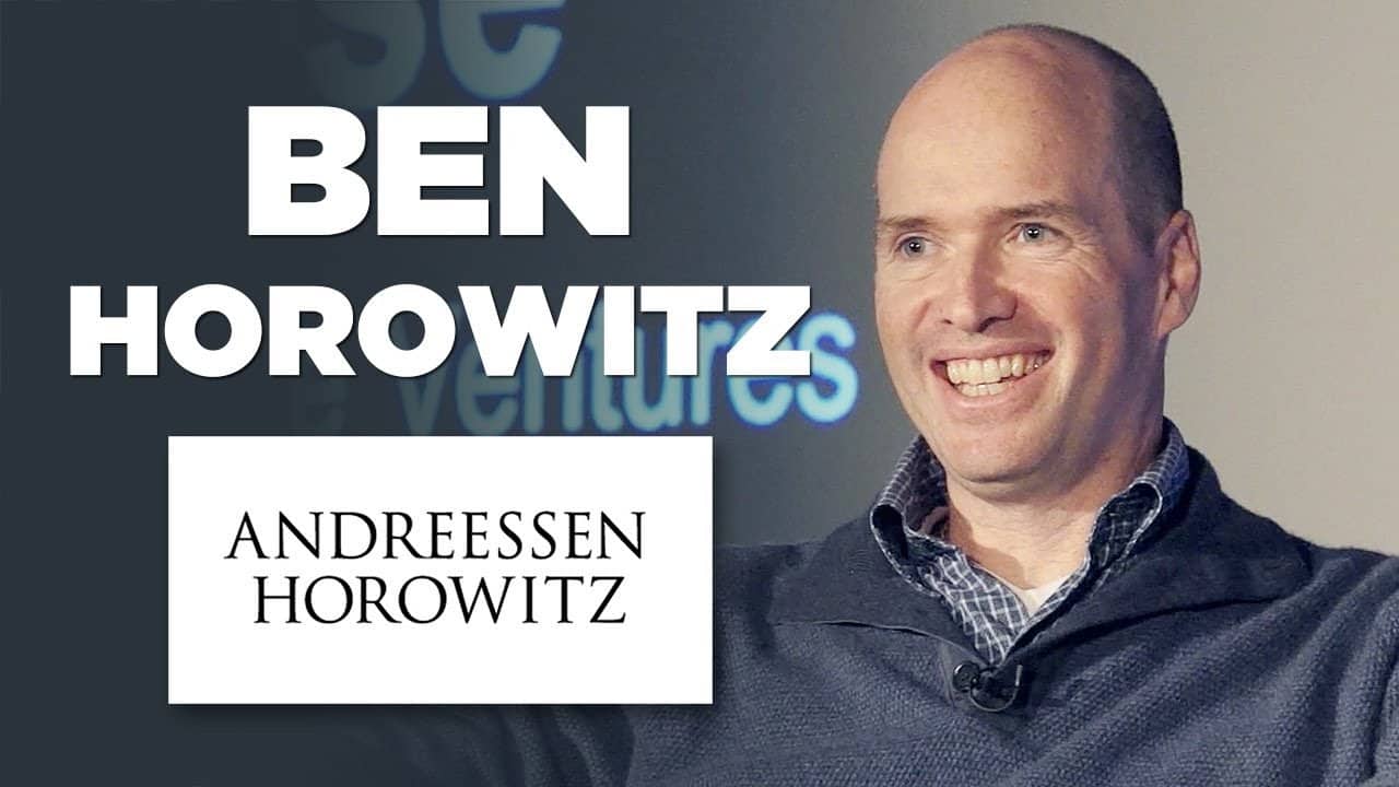 Andreessen Horowitz lancia fondo su criptovalute da 300 milioni USD - ben horowitz of andreessen horow