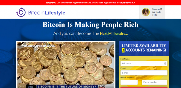 Recensione di Bitcoin Lifestyle: bot affidabile o no? Risultati in primo piano! - bitcoin lifestyle login