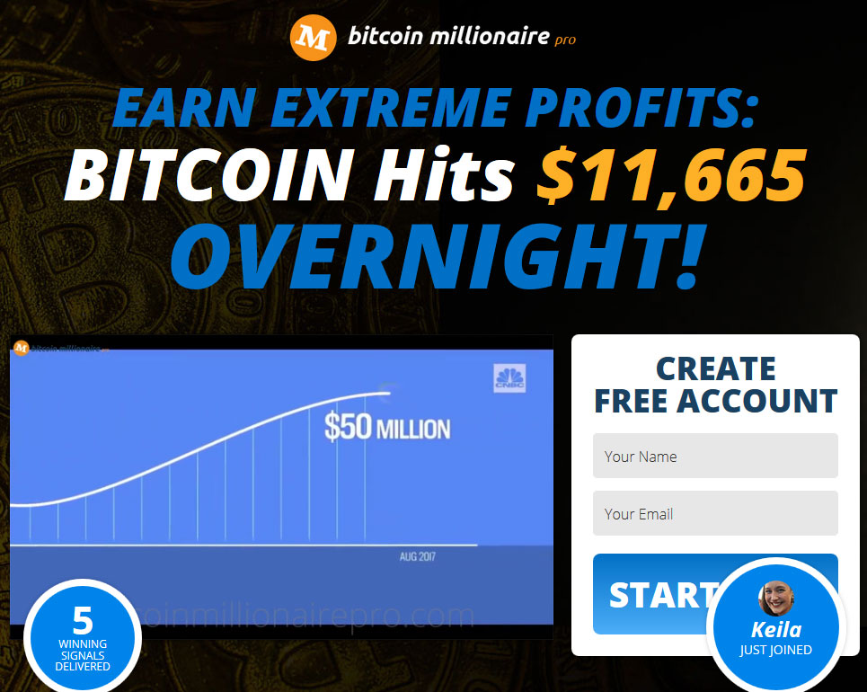 „Bitcoin Millionaire Pro“ - patikima platforma ar sukčiai?