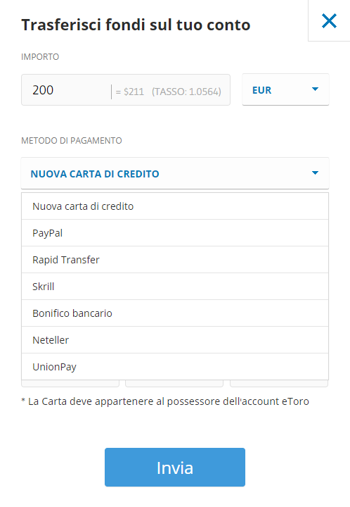 Come investire 200 euro su Amazon: consigli e procedimento - deposit etoro