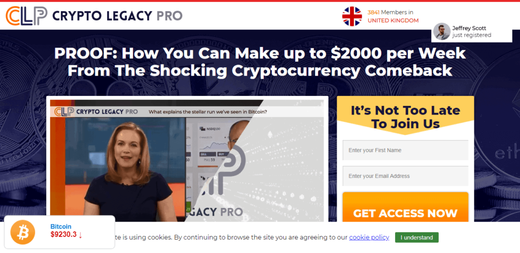 Crypto Legacy Pro è una TRUFFA?🥇| Leggere Prima di Iniziare - Crypto Legacy Pro 1 1024x499