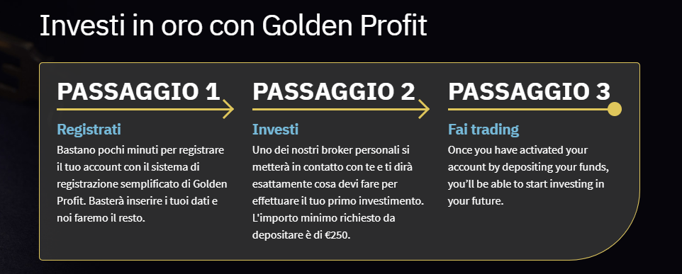 Golden Profit è una TRUFFA?🥇| Leggere Prima di Iniziare - Golden Profit 2019 07 03 10 07 91 768x346 1