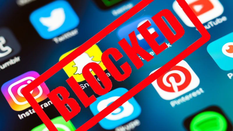 Social Media ban: "Evidente la profonda censura sul Web 2.0" - ban social