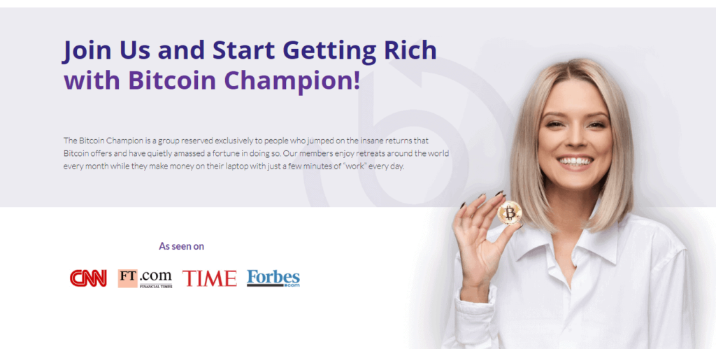 Bitcoin Champion è una TRUFFA?🥇| Leggere Prima di Iniziare - Bitcoin Champion Leading Bitcoin Software 2019 2 1024x499