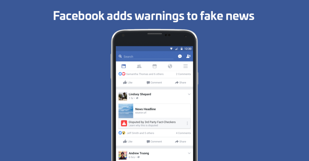 Facebook lancia un nuovo hub "basato sulla scienza" per contrastare le fake news sul cambiamento climatico - fb fake news1 1024x533