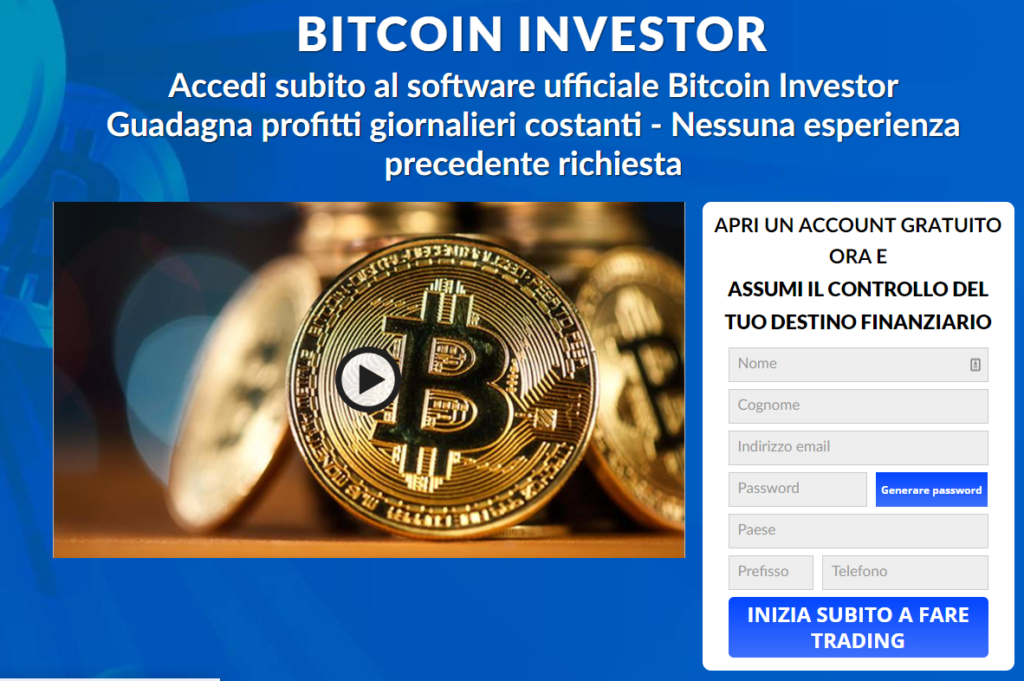 Bitcoin Investor è una TRUFFA?🥇| Leggere Prima di Iniziare - Bitcoin Investor 1 1024x681