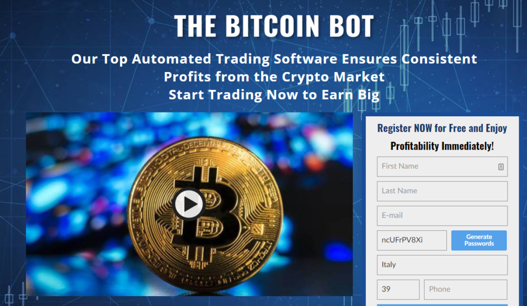 The Bitcoin Bot è una TRUFFA?🥇| Leggere Prima di Iniziare - THE BITCOIN BOT 2 1024x595