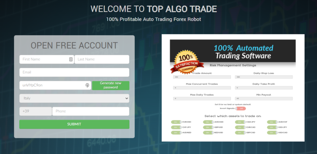Top Algo Trade è una TRUFFA?🥇| Leggere Prima di Iniziare - TOP ALGO TRADE 2 1024x497