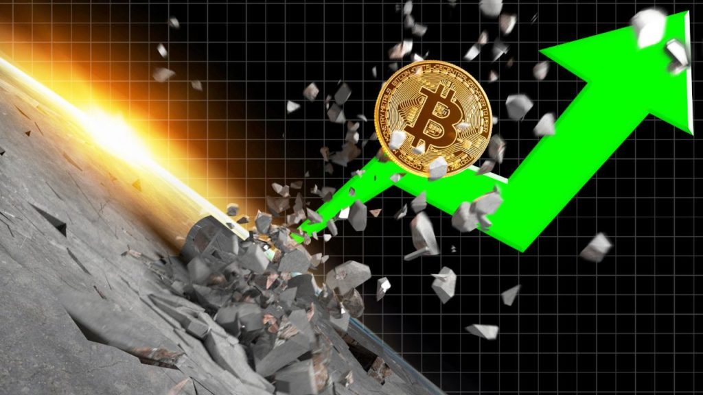 Bitcoin kursas šoktelėjo 29% per naktį - Bitcoin kapitalizacija doleriais