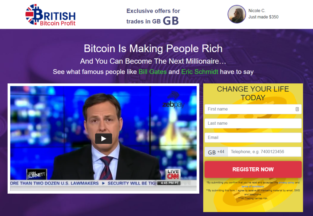 British Bitcoin Profit è una TRUFFA?🥇| Leggere Prima di Iniziare - British Bitcoin Profit 2 1024x705