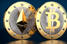 Bitcoin sale sopra i 56 mila dollari ed Ether segue a ruota - Bitcoin and eth 236x157