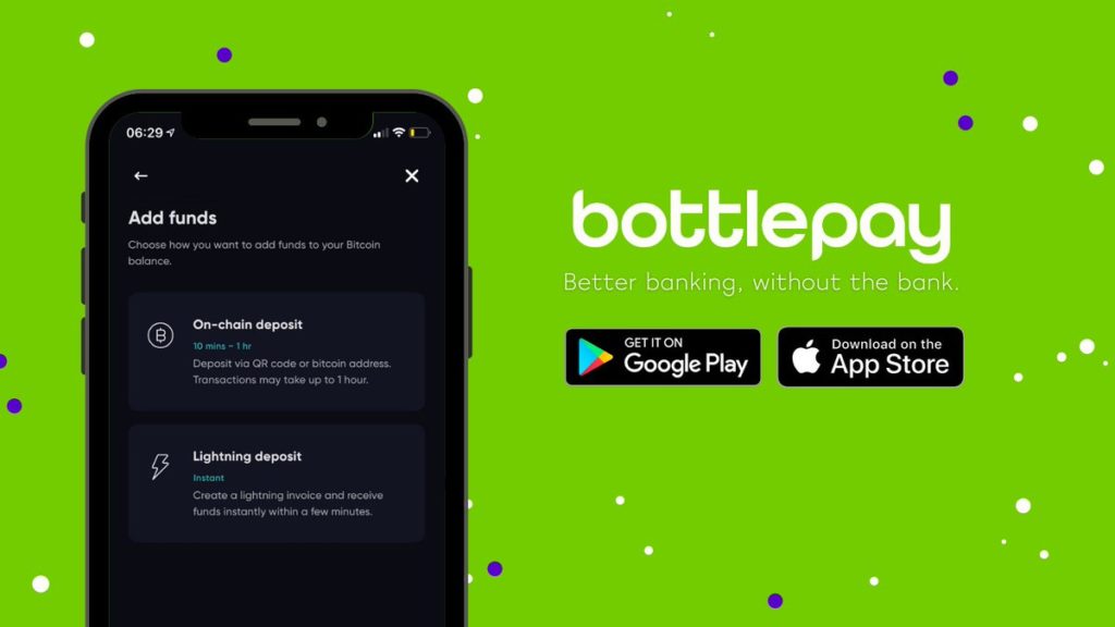 Bottlepay torna a nuova vita e lancia una nuova app di nome Lightning - Lightning 1024x576