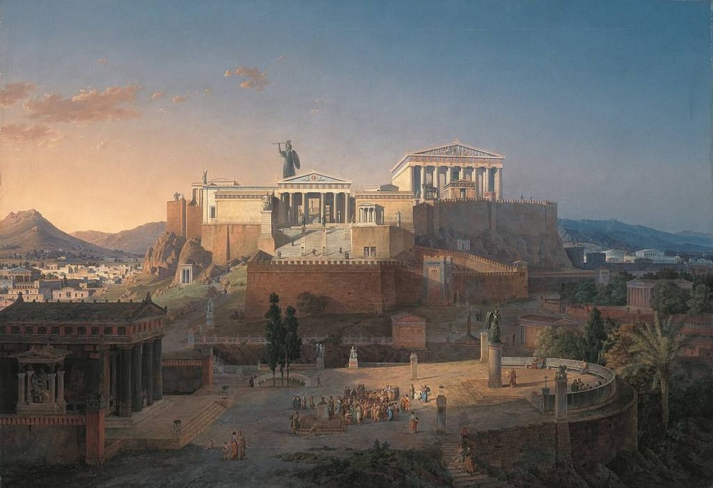 L'antica Grecia è l'ambientazione di una nuova serie animata targata Fox - 1200px Akropolis by Leo von Klenze 1024x701
