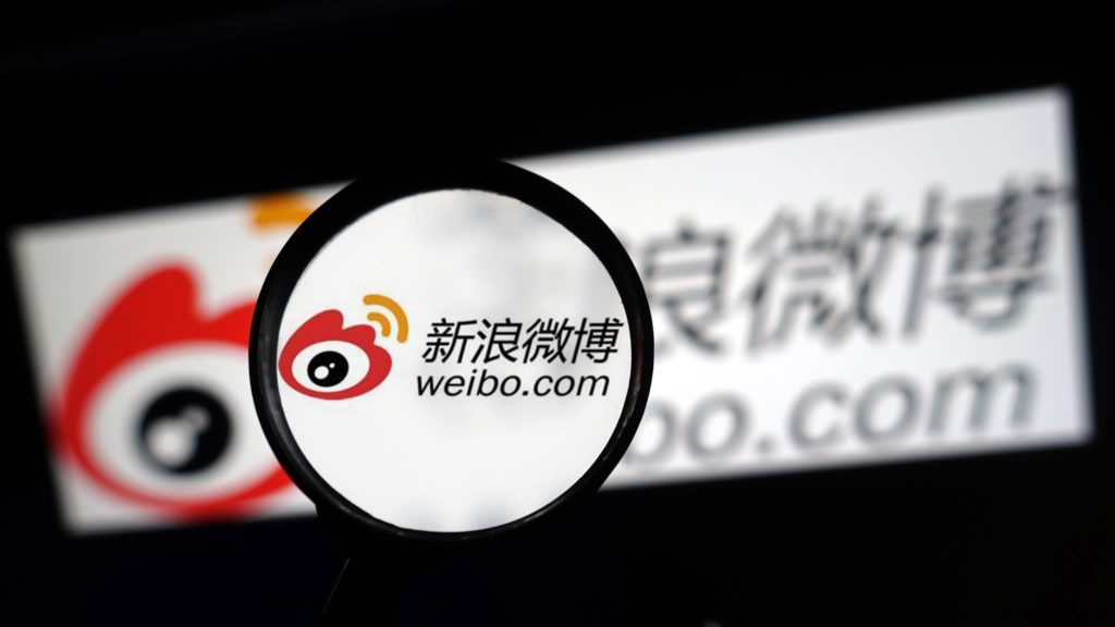 Account di criptovaluta bloccati sul social network cinese Weibo - weibo1 1024x576 1