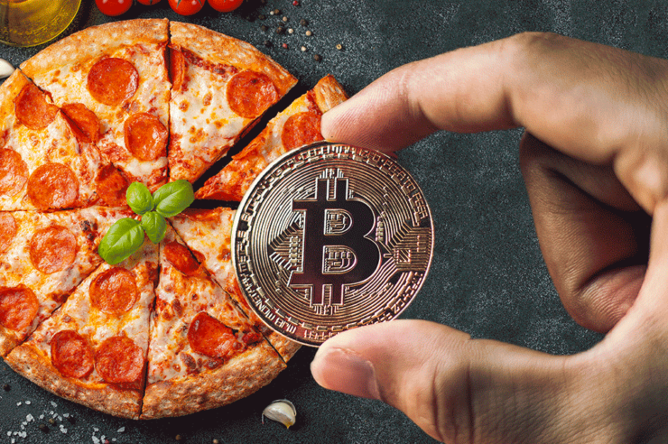 Celebrazione del Bitcoin Pizza Day: Una cena da 300 milioni di dollari? - bitcoin pizza day criptomonedas 740x492