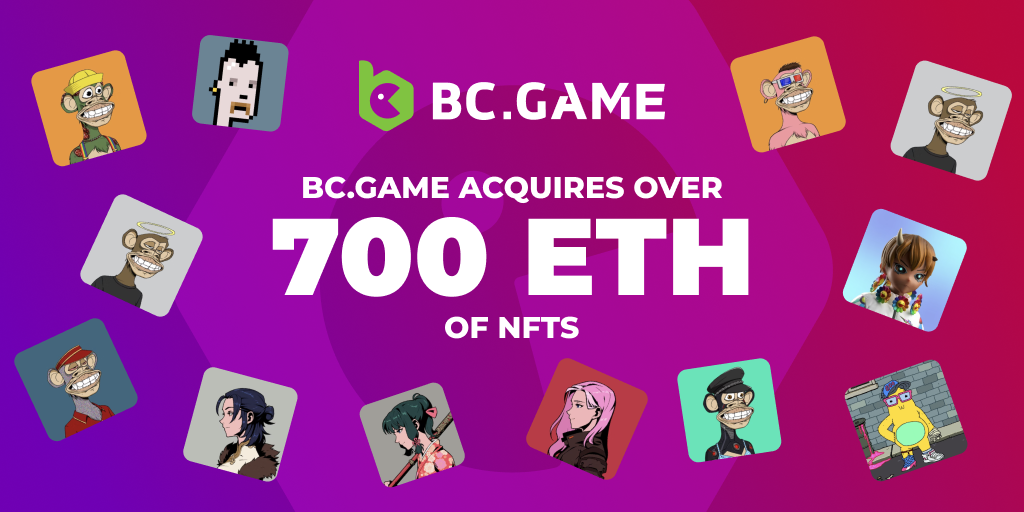 BC.GAME investe 700 ETH in NFT per un metaverso migliore - 1 1