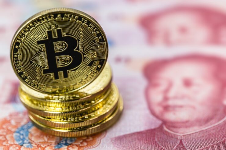 La Cina inizia a tassare le transazioni di Bitcoin e criptovalute - bitcoin yuan digitale 740x492