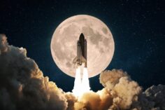 Tre criptovalute pronte a prendere il volo verso la luna! - rocketship flying to the moon 236x157